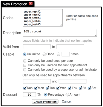 Multiple promotions