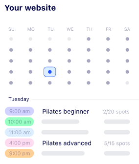 Calendar schematic